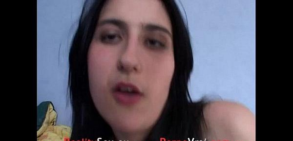  Accidental creampie for a casting! French amateur